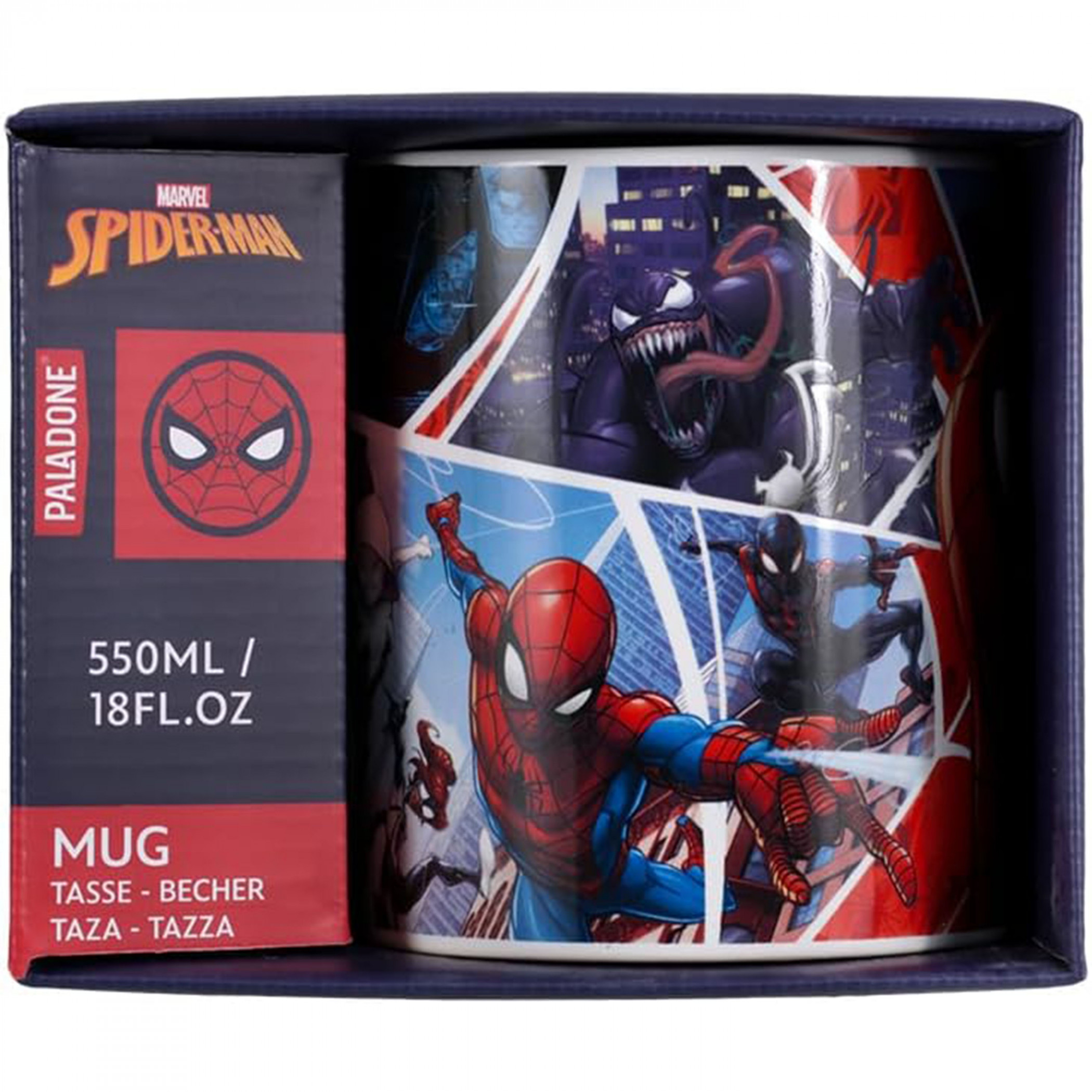 Spider-Man Fractured Web XL 18 oz Ceramic Mug